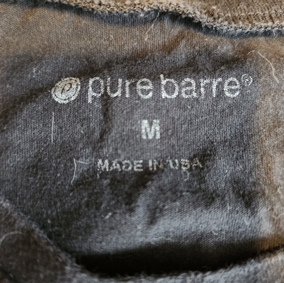 Pure Barre Women’s Black / Pink I Heart Circle P tank - Medium - Picture 4 of 4